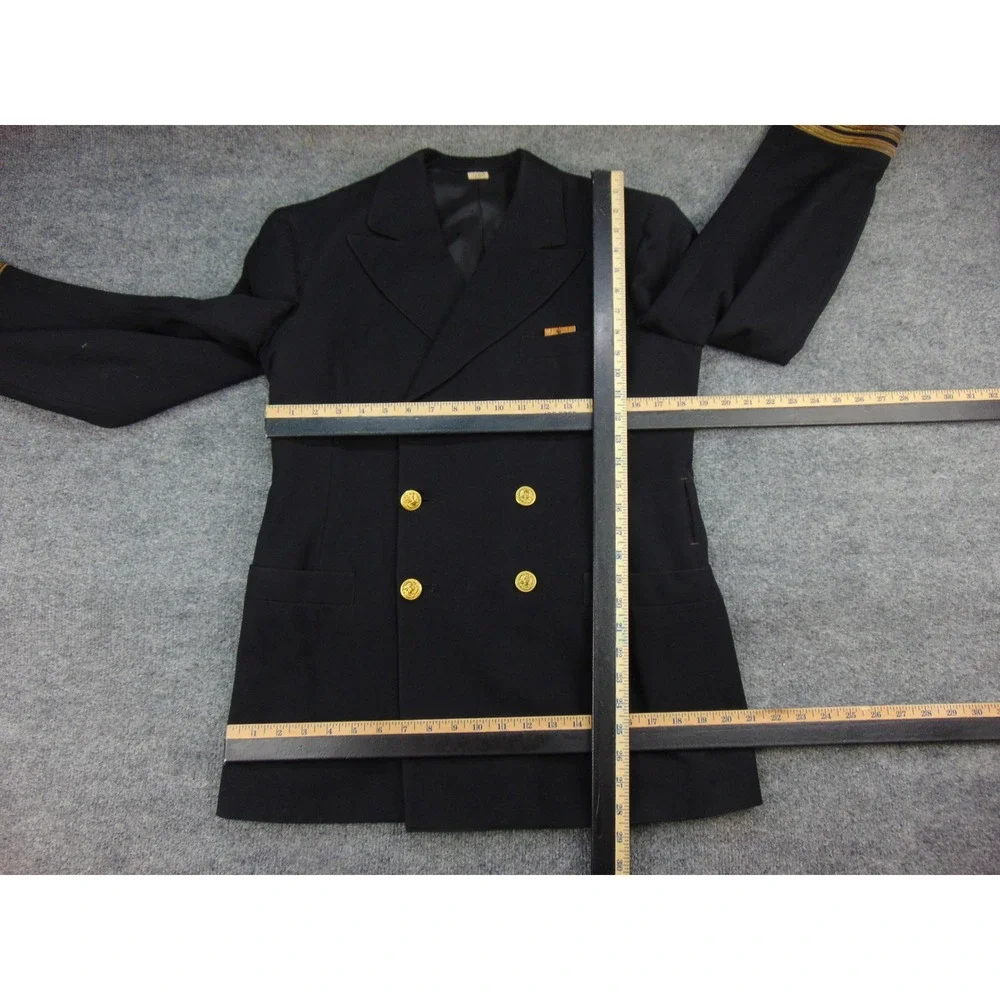U.S. Navy Dress Blues Uniform Mens 40R 30x30 Lt Commander Vietnam NDSM Named‎